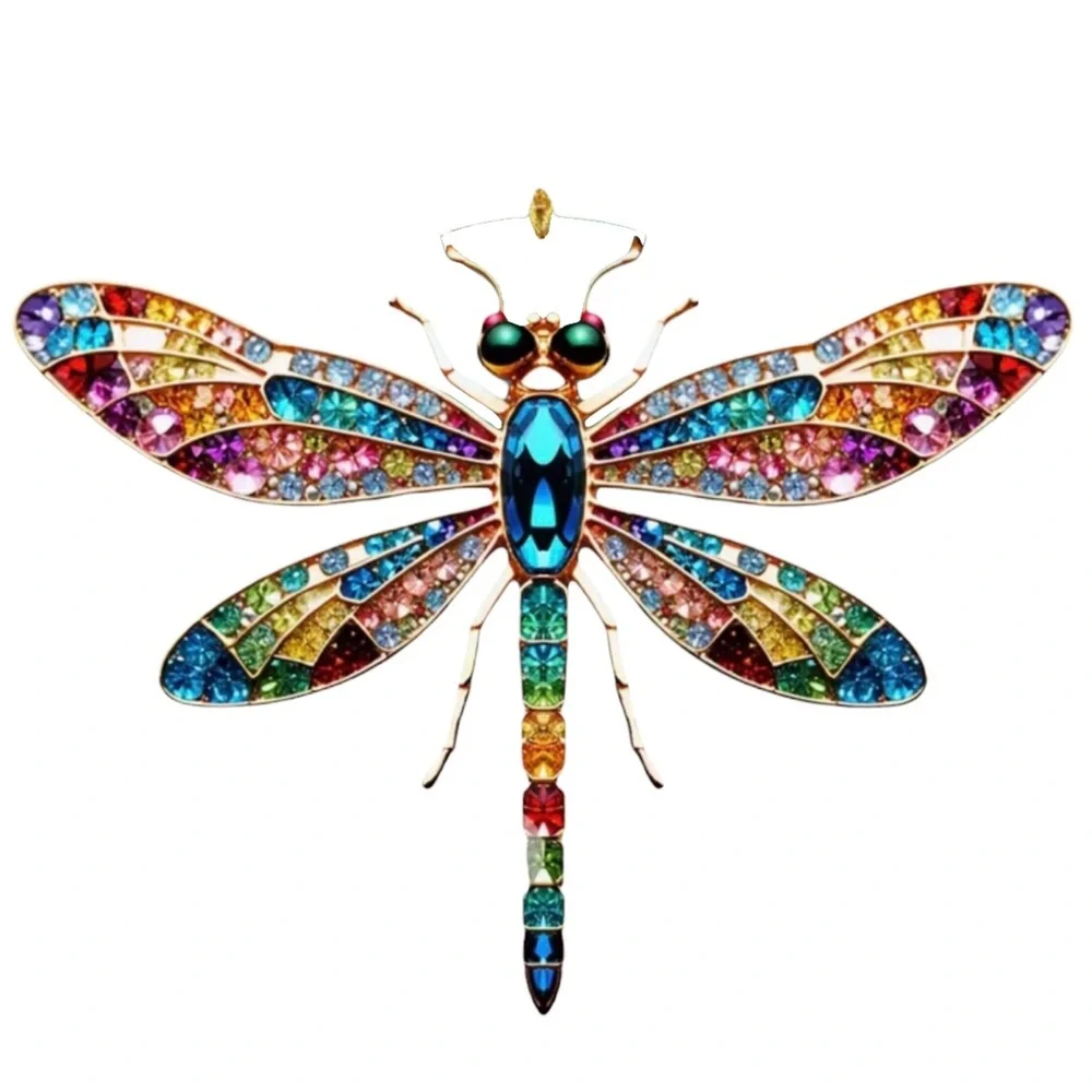 Multicolor Dragonfly 2D Flat Acrylic Pendant DYI Jewelry Making / Arts & Crafts